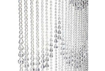 Beaded Curtains Raindrop Clear (Drapes) in Orlando