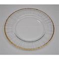 Gold Rim Glass Charger Plate in Miami, Ft. Lauderdale, Palm Beach