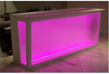 Acrylic Bar White Frame 2 in Miami, Ft. Lauderdale, Palm Beach