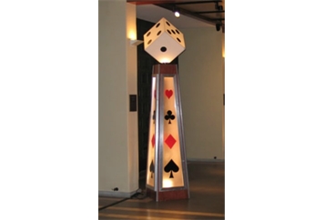 Casino Column with Dice (Props) in Orlando