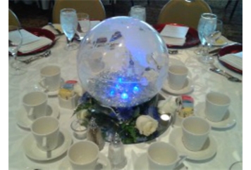 Globe Centerpiece in Orlando