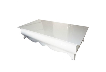 Baroque Coffee Table White (Tables - Coffee) in Orlando