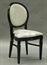 Chandelle Chair Black - Damask Moonshine (Chairs - Dining) in Orlando