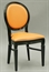 Chandelle Chair Black - Orange Velvet (Chairs - Dining) in Orlando