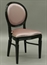Chandelle Chair Black - Rose (Chairs - Dining) in Orlando