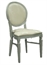 Chandelle Chair Silver - Damask Vanilla (Chairs - Dining) in Orlando
