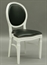 Chandelle Chair White - Black (Chairs - Dining) in Orlando