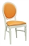 Chandelle Chair White - Orange Velvet (Chairs - Dining) in Orlando