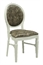 Chandelle Chair White - Taupe Snake Skin (Chairs - Dining) in Orlando