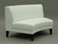 Endless Loveseat Curved White (Loveseats) in Orlando