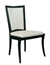 Rossa Chair Black - Silver (Chairs - Dining) in Orlando