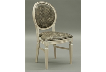 Chandelle Chair Ivory - Taupe Snake Skin (Chairs - Dining) in Orlando