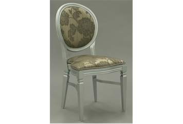 Chandelle Chair Silver - Damask Taupe (Chairs - Dining) in Orlando