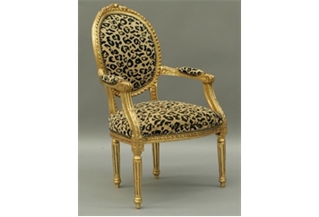 Louis Armchair - Leopard (Chairs - Accent and Lounge) in Orlando
