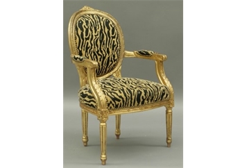 Louis Armchair - Tiger Round (Chairs - Accent and Lounge) in Orlando