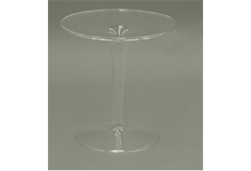 Tip Top End Table Clear Crystal (Tables - End) in Orlando
