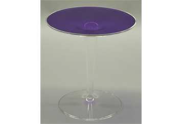Tip Top End Table Clear purple (Tables - End) in Orlando
