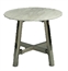Washington End Table Stainless Steel with Marble (Tables - End) in Orlando