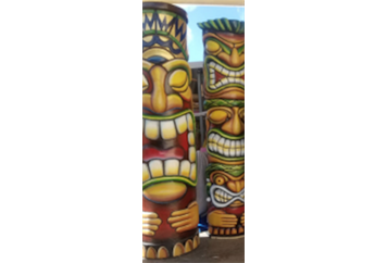 Tiki Column in Miami, Ft. Lauderdale, Palm Beach