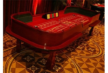 Red Top Craps Table in Miami, Ft. Lauderdale, Palm Beach