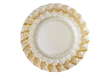 Florence Gold Cream Charger Plate (Charger Plates) in Orlando