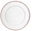 Clear Charger Plate with Rose Gold Beads (Charger Plates) in Orlando